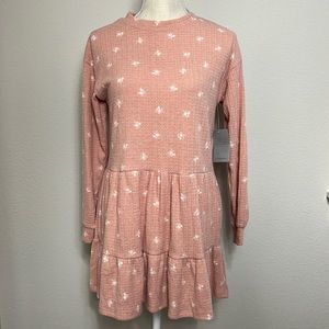 Mini long sleeve dress